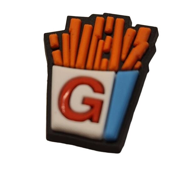 6/$20 Croc Charm 🌟 French Fries 🍟 Fast Food Snacks Jibbitz Band Shoe Jewelry - Picture 2 of 4